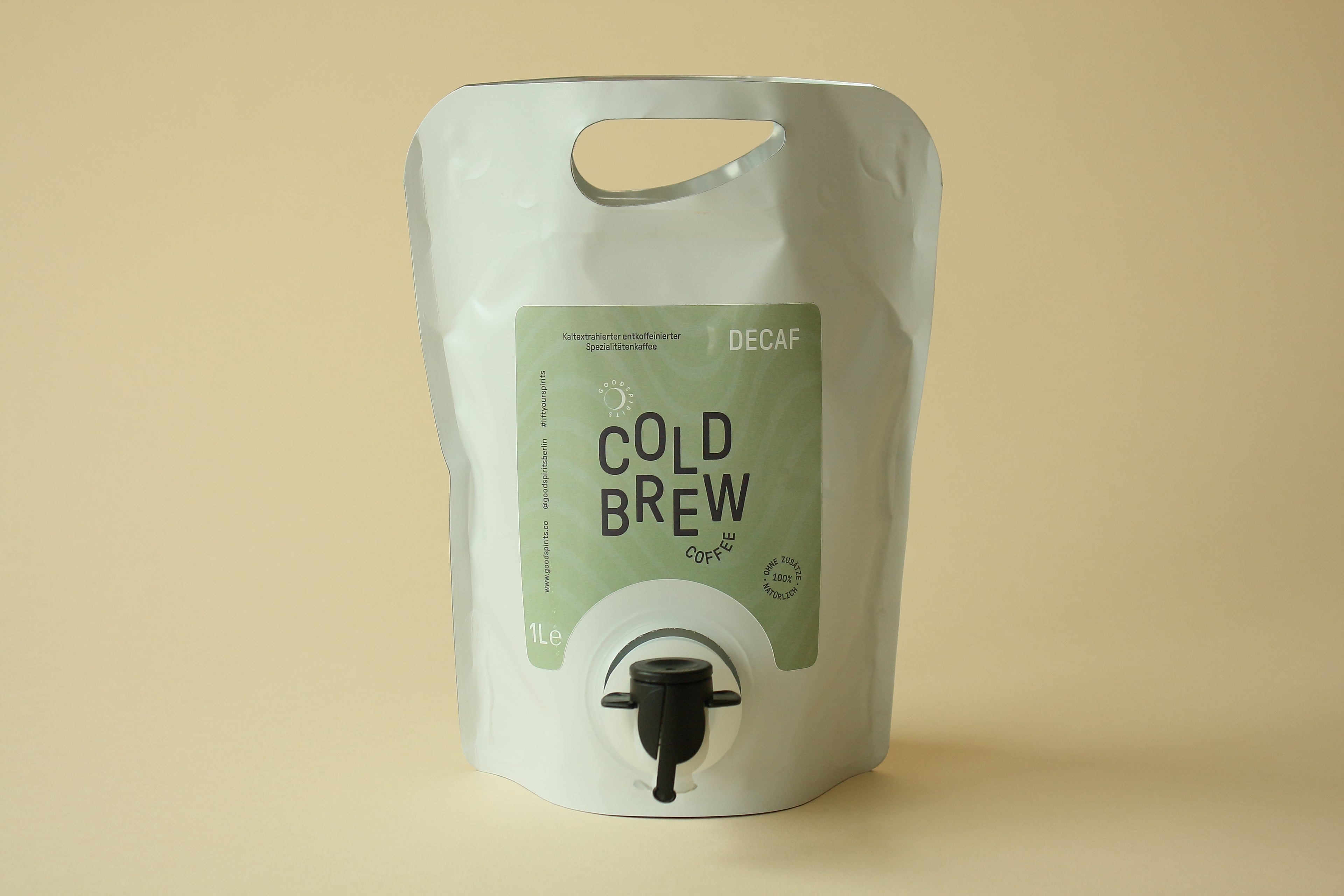 Premium Decaf Cold Brew Coffee 1 Liter