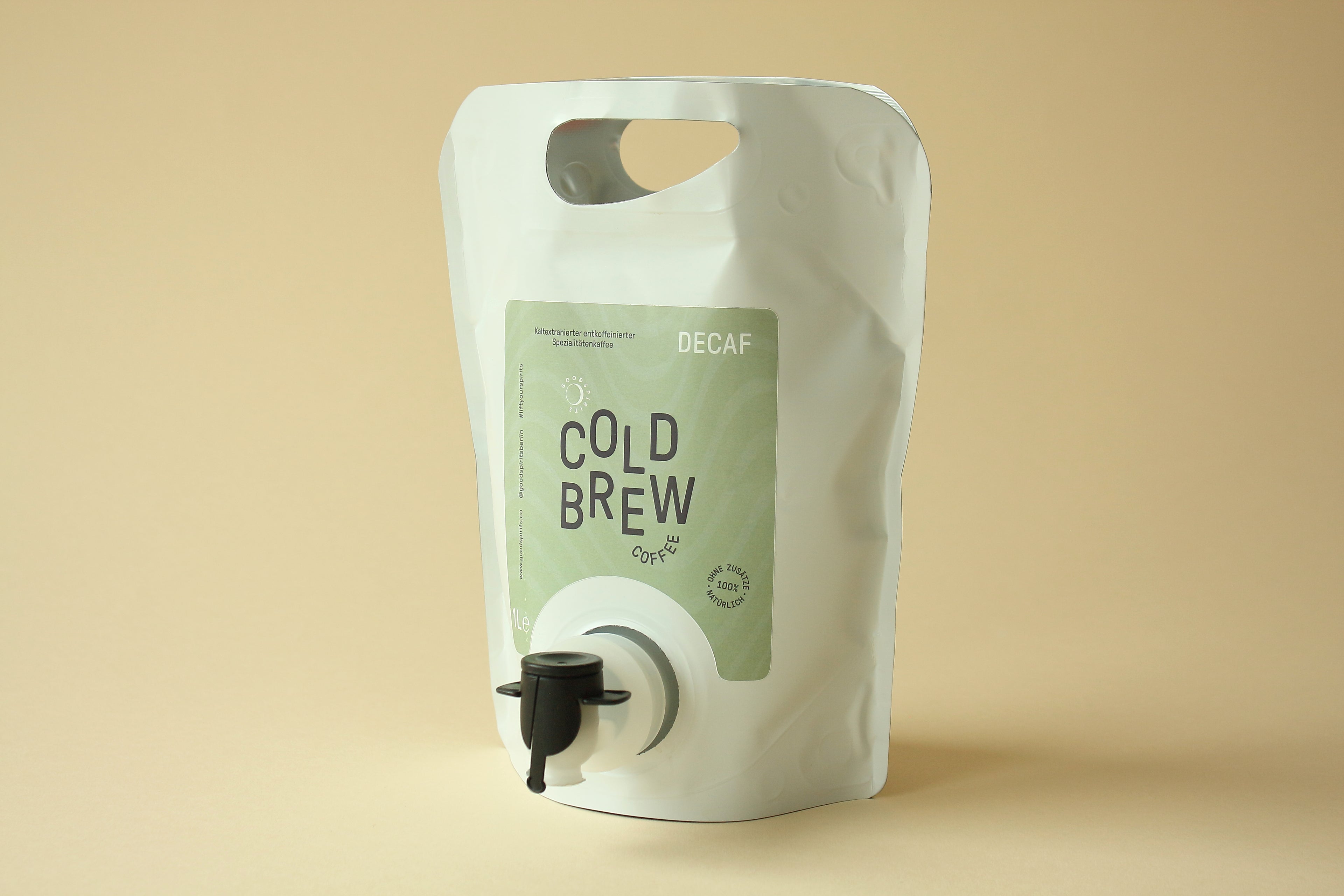 Premium Decaf Cold Brew Coffee 1 Liter